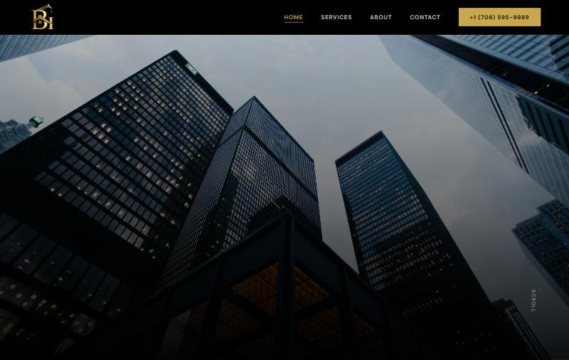 BuildHer Construction website